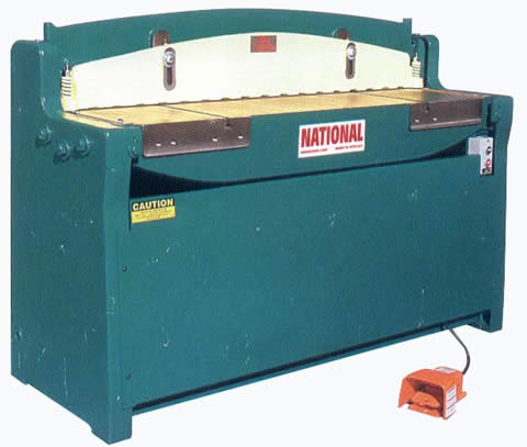 12 GA x 3' NATIONAL ... PNUEMATIC SHEET METAL SHEAR